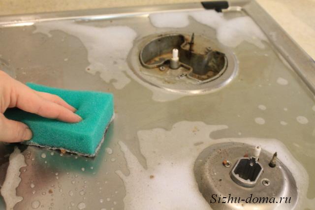 Как мыть плиту из нержавейки